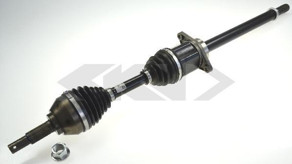 Spidan 24907 Привод правый 1012mm 29x29 nissan qashqai, renault koleos 1.6/2.0dci 07>