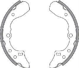 Spidan 31133 комплект тормозных колодок на MAZDA 323 III (BF)