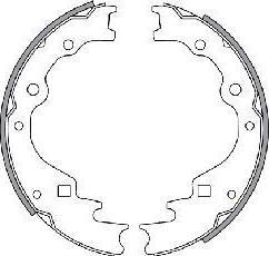 Spidan 31457 комплект тормозных колодок на MAZDA E-SERIE фургон (SR2)