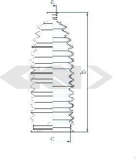 Spidan 84128 пыльник, рулевое управление на RENAULT TWINGO II (CN0_)