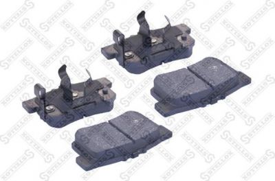 STELLOX 000 064B-SX_колодки дисковые задние с антискрип. пластинами Honda CR-VFR-V 1.7i-2.0i2.2CTDi 02 (000064BSX)