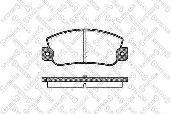 Stellox 036 030-SX комплект тормозных колодок, дисковый тормоз на FIAT TEMPRA S.W. (159)