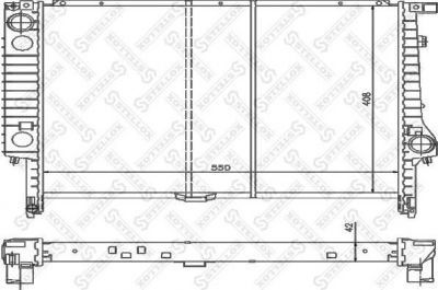 Stellox 10-25583-SX радиатор, охлаждение двигателя на 3 (E36)