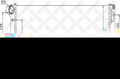 Stellox 10-25767-SX радиатор, охлаждение двигателя на FIAT PUNTO (188)