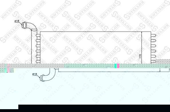 Stellox 10-35203-SX теплообменник, отопление салона на MERCEDES-BENZ VITO автобус (W639)