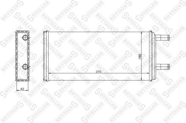 Stellox 10-35233-SX теплообменник, отопление салона на VOLVO F 16