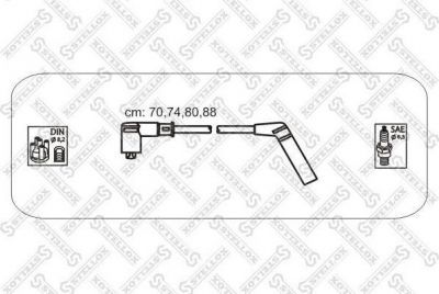 Stellox 10-38324-SX комплект проводов зажигания на MITSUBISHI LANCER IV (C6_A, C7_A)