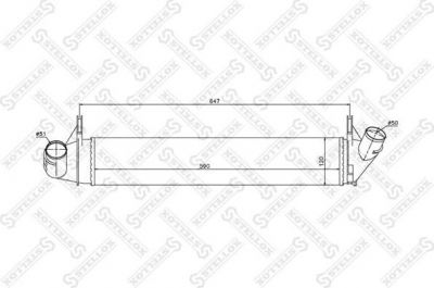 Stellox 10-40011-SX интеркулер на RENAULT LOGAN I универсал (KS_)