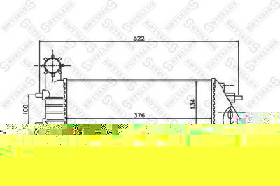Stellox 10-40120-SX интеркулер на FIAT ULYSSE (179AX)