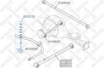 Stellox 56-51021-SX тяга / стойка, стабилизатор на HYUNDAI TERRACAN (HP)