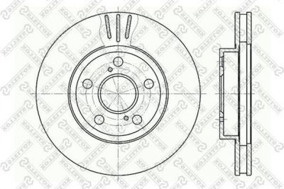 Stellox 6020-4539V-SX тормозной диск на TOYOTA CARINA E Sportswagon (_T19_)