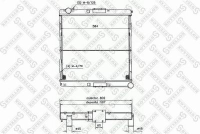 Stellox 81-03301-SX радиатор, охлаждение двигателя на IVECO EuroCargo