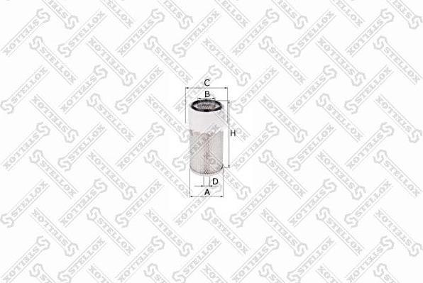 Stellox 81-21043-SX воздушный фильтр на INTERNATIONAL HARV. Maxxum