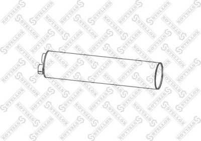 Stellox 82-03086-SX средний / конечный глушитель ог на DAF LF 45
