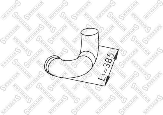 Stellox 82-03746-SX труба выхлопного газа на SCANIA P,G,R,T - series