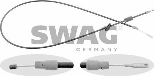SWAG 10 92 2322 трос, стояночная тормозная система на MERCEDES-BENZ C-CLASS (W203)