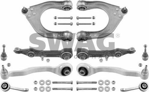 SWAG 10 92 6001 ремкомплект, поперечный рычаг подвески на MERCEDES-BENZ CLS (C219)
