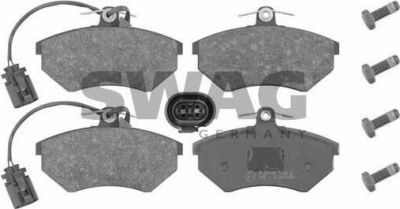 SWAG 30 91 6316 комплект тормозных колодок, дисковый тормоз на VW GOLF III (1H1)