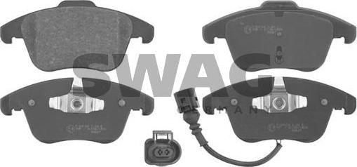 SWAG 30 91 6760 комплект тормозных колодок, дисковый тормоз на VW TIGUAN (5N_)