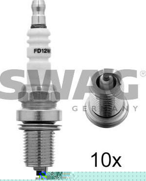 SWAG 60 91 3409 свеча зажигания на RENAULT CLIO I (B/C57_, 5/357_)