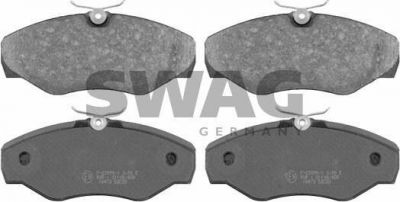 SWAG 60 91 6473 комплект тормозных колодок, дисковый тормоз на OPEL VIVARO фургон (F7)
