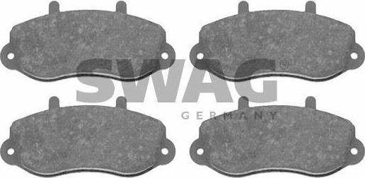 SWAG 60 91 6494 комплект тормозных колодок, дисковый тормоз на OPEL MOVANO Combi (J9)