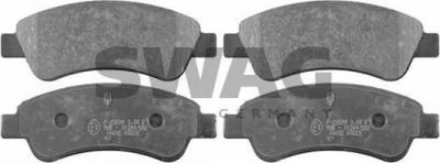 SWAG 62 91 6432 комплект тормозных колодок, дисковый тормоз на PEUGEOT PARTNER фургон (5)