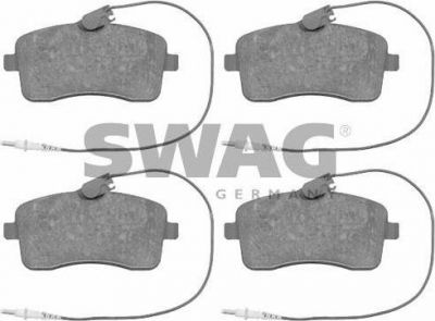 SWAG 62 91 6547 комплект тормозных колодок, дисковый тормоз на PEUGEOT 407 SW (6E_)