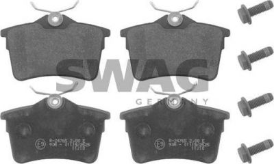 SWAG 62 91 6831 комплект тормозных колодок, дисковый тормоз на CITROEN BERLINGO (B9)