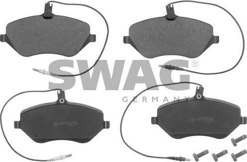 SWAG 64 91 6829 комплект тормозных колодок, дисковый тормоз на PEUGEOT 407 SW (6E_)