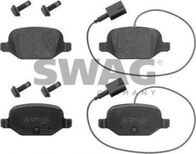 SWAG 70 91 6856 комплект тормозных колодок, дисковый тормоз на FIAT PANDA (169)