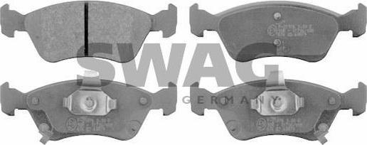 SWAG 81 91 6544 комплект тормозных колодок, дисковый тормоз на TOYOTA AVENSIS (_T22_)