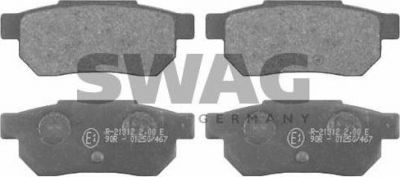 SWAG 85 91 6309 комплект тормозных колодок, дисковый тормоз на HONDA ACCORD III (CA)