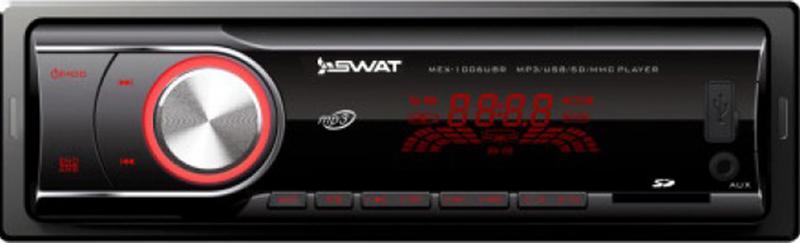 Swat Проигрыватель CD,MP3 SWAT MEX-1006UBA, 4х50вт, USB (MEX1006UBA)