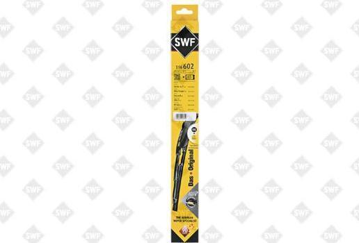 SWF 116 602 Щетка стеклоочистителя AD MB задн VW G2 OP CorB/C перед -спойлер L=R (450MM)