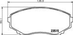TEXTAR Колодки передние MAZDA MPV (LDY73328ZA, 2351501)