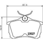 TEXTAR Колодки задние HONDA ACCORD 05- (43022SEAE10, 2352701)