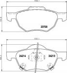 TEXTAR Колодки передние HONDA ACCORD 03- (45022SEAE01, 2372001)