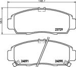TEXTAR Колодки передние HONDA CIVIC 4D 06- (45022SNBE01, 2372901)
