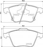 Textar 2400201 комплект тормозных колодок, дисковый тормоз на MAZDA 6 (GG)