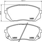 TEXTAR Колодки передние HYUNDAI ix35/KIA Sportage III /Type Sumotomo (581011DE00, 2450101)