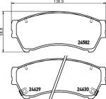 TEXTAR Колодки передние MAZDA 6 07-> (GSYD3328ZA, 2458202)