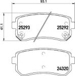 Textar 2529201 комплект тормозных колодок, дисковый тормоз на KIA SPORTAGE (SL)