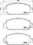 Textar 2579201 комплект тормозных колодок, дисковый тормоз на HONDA HR-V (RU)