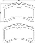 Textar 2924401 комплект тормозных колодок, дисковый тормоз на MERCEDES-BENZ AROCS