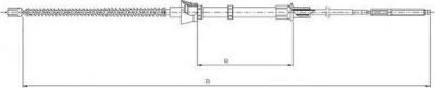 Textar 44005200 трос, стояночная тормозная система на VW LUPO (6X1, 6E1)