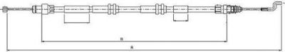 Textar 44046400 трос, стояночная тормозная система на VW TRANSPORTER V фургон (7HA, 7HH, 7EA, 7EH)