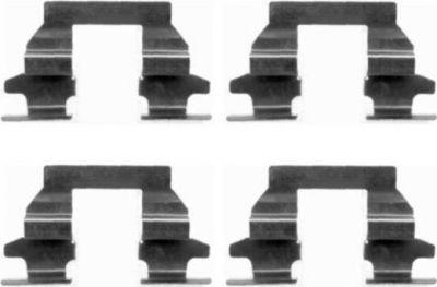 Textar 82507600 комплектующие, колодки дискового тормоза на NISSAN TIIDA седан (SC11X)