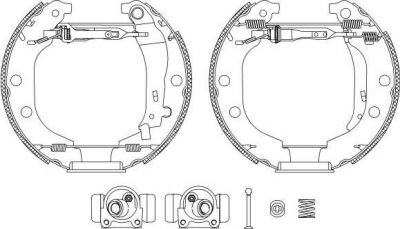 Textar 84052601 комплект тормозных колодок на PEUGEOT 406 Break (8E/F)