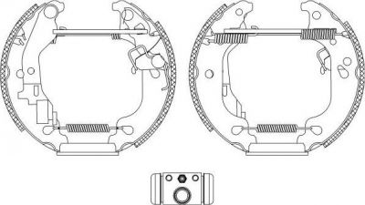 Textar 84054300 комплект тормозных колодок на FIAT PUNTO (188)